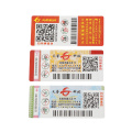 Printable sticker adhesive qr code barcode customized security label